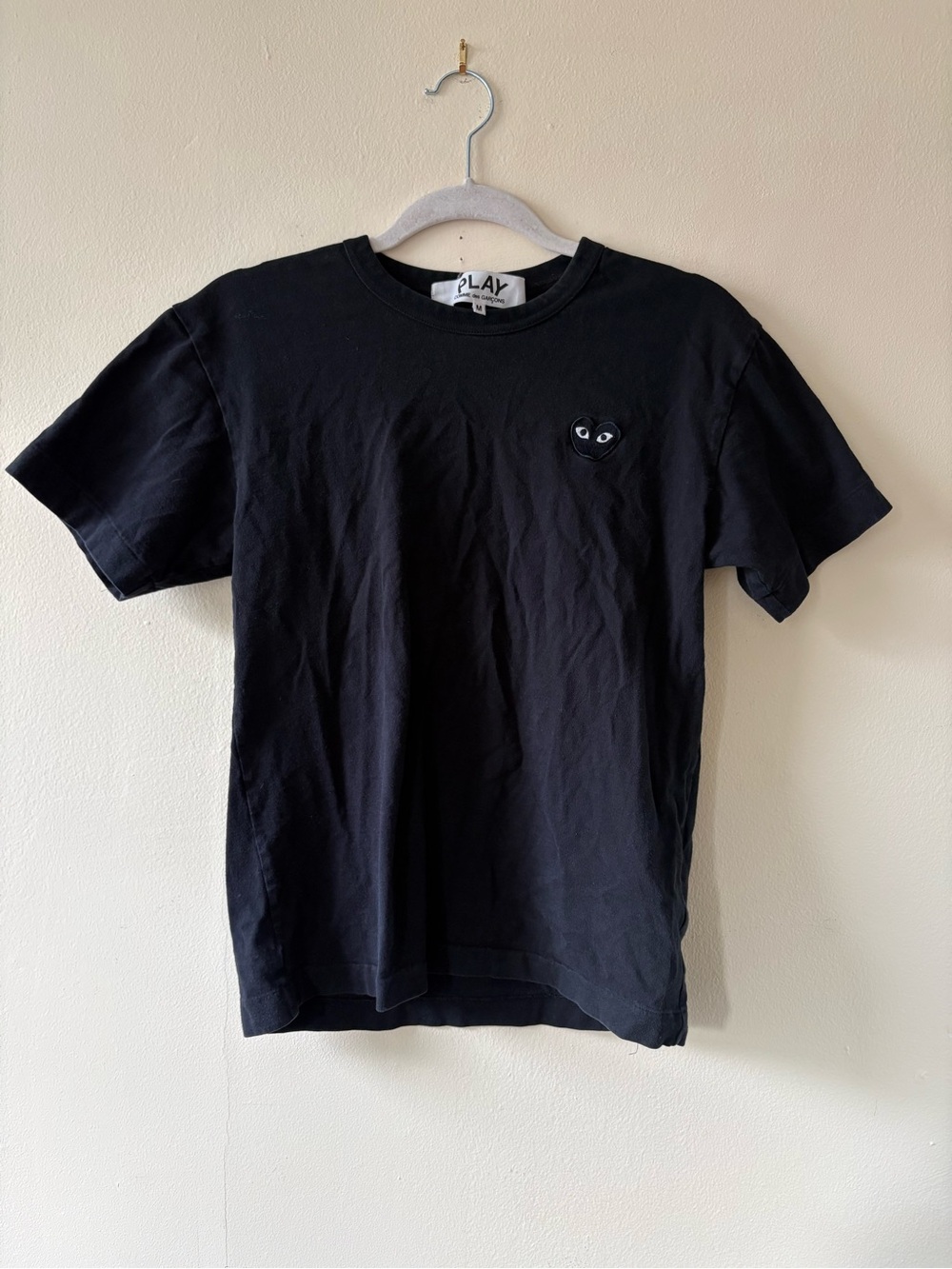 Comme des Garcons PLAY Black Short Sleeve Tee